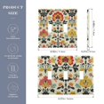 thumbnail image 2 of Yayeee Toggle Light Switch Wall Plate 2-Gang 4.56"x4.48" Decorative Outlet Cover, Beige Floral, 2 of 7