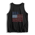 thumbnail image 4 of Goodtrade8 Summer Tank Tops for Women July 4th Sleeveless Shirts Pullover Red White and Blue Casual American Flag Patriotic Crew Neck Womens Tanks Lightweight, 4 of 4