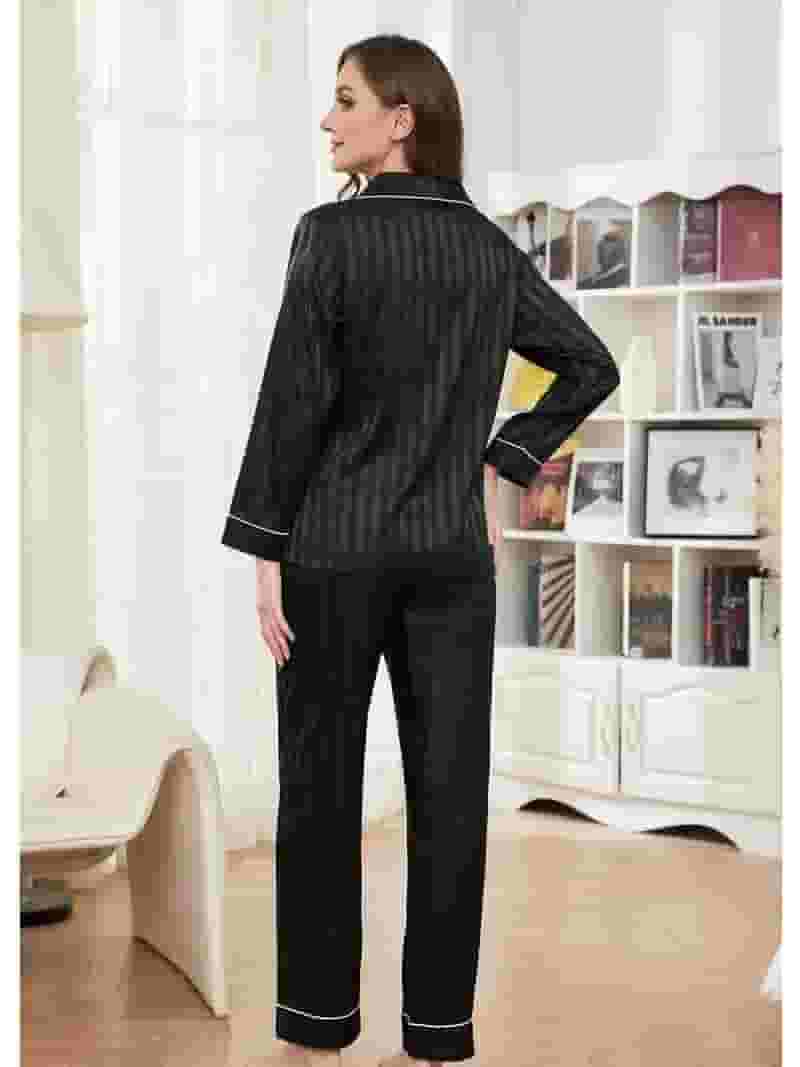 最適な材料 U2SKIIN Women Pajamas Silk Sleeve Long Set, Pajamas Satin Clothing