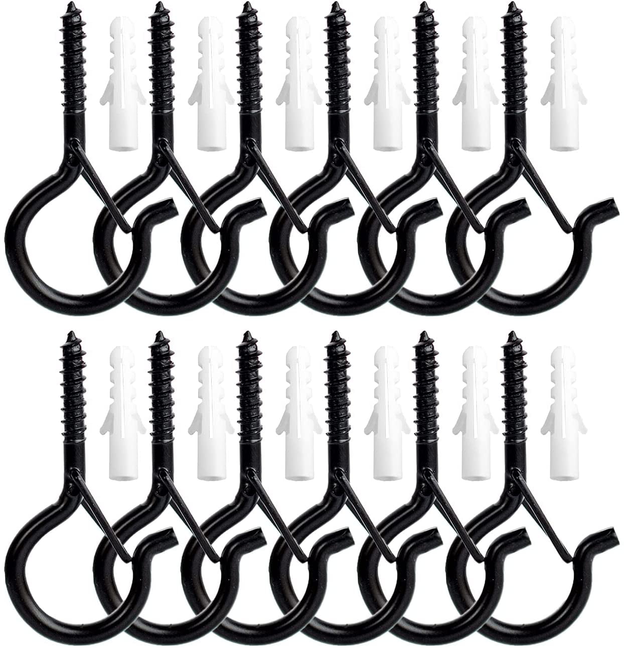 Metal Screws Hangers for Outdoor Wire Fairy Lights Christmas Light House Garage 