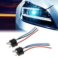 thumbnail image 4 of H4 Male Lamp Socket Holder, Replacement High Efficiency H4 Male 3 Pin Socket Heat Resistance With Pre Wiring For H4 HB2 9003 For Lamp Socket, 4 of 8