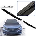 thumbnail image 5 of For 2019 2020 2021 Honda Civic Headlight Eyelid Trim Molding Glossy Black Pair, 5 of 7