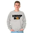 thumbnail image 5 of Pizza Hump Day Office Job Funny Work Sweatshirt for Men or Women Brisco Brands X, 5 of 6