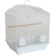 Bilot A5804 3/8" Bar Spacing Shall Top Small Cage, White, 18" x 14"