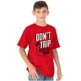 thumbnail image 5 of Sarcastic Don't Trip Zombie Joke Crewneck T Shirts Boy Girl Teen Brisco Brands XS, 5 of 6