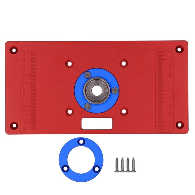 Tablero abatible de recorte, enrutador de aleación de aluminio, placa de inserción de mesa, herramienta de carpintería, RT-TY