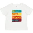 thumbnail image 3 of Inktastic Martial Arts Eat Sleep Taekwondo Repeat Boys or Girls Baby T-Shirt, 3 of 5