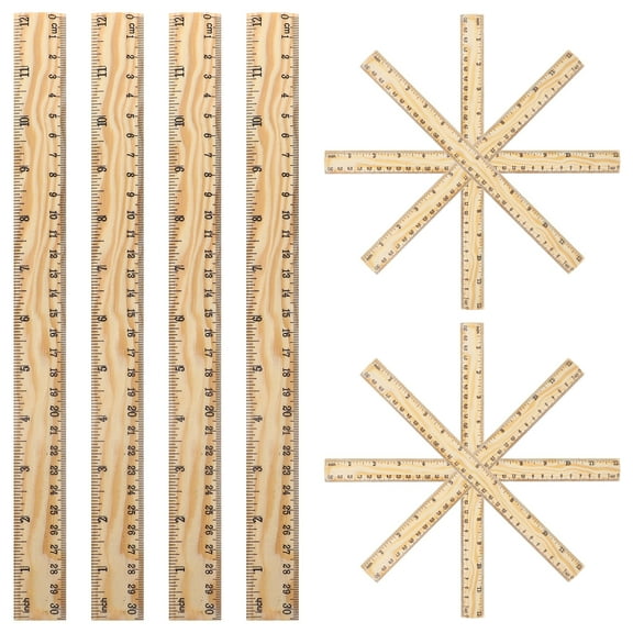 26 Pcs Tailoring Bamboo Ruler Tailor Tool Tailoring Ruler Tailor Ruler Precison Ruler DIY Yardstick
