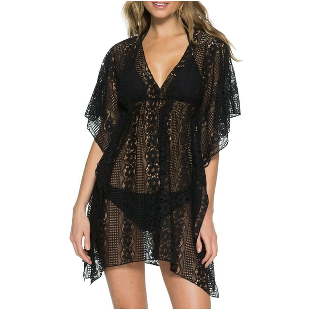 Paréos de Maillot de Bain pour Femmes Plage Maillot de Bain Femmes Dentelle Ajourée Paréos Bikini Col en V Robe Filet Maillot de Bain Femmes Paréo Maillot de Bain pour Femmes Paréo Plage Paréos pour Femmes