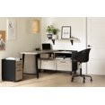 thumbnail image 6 of South Shore Flam Scandinavian Swivel Chair Matte Black and Black, 6 of 9
