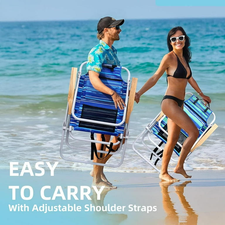 Tall Beach Chairs for Adults, 17