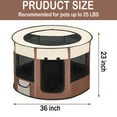 thumbnail image 3 of Extra Large Pet Playpen Cat Playpen Dog Playpen Puppy Playpen Indooor Cat Cage Dog Fence, Dinosam 36" Diameter 23" Height Cat Tent Playpen for Indoor Cats Pen for Cat Puppy Rabbit, 3 of 6