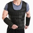 thumbnail image 4 of Amdohai Max Loading 15kg/35kg Adjustable Weighted Vest Weight Jacket Exercise Weight Loading Cloth Strength Training (Empty), 4 of 7