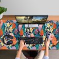thumbnail image 4 of Long Mouse Pads for Desk,Pioneer Flower Floral Print Pattern Desk Mats on Top Of Desks, Desk Mouse Pad Extra Large with 3mm Non-Slip Base and Stitched Edge for Gaming,Office,Work,Home 47.3"x23.6", 4 of 6