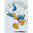 thumbnail image 2 of Men's Mickey & Friends Donald Duck Angry Jump Graphic Tee White/Blue 2X Large, 2 of 4