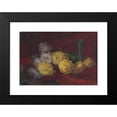 thumbnail image 2 of Ľudovít Čordák 24x18 Black Modern Framed Museum Art Print Titled - Chrysanthemums on the Table (1925), 2 of 5