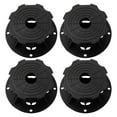 Supports 4Pcs Height Adjustable Decking Support Pedestal Set Eliminate Slope Difference