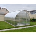 thumbnail image 4 of Palram - Canopia Bella 8' x 20' Polycarbonate/Aluminum Walk-In Hobby Greenhouse - Silver - with 4 Roof Vents, 4 of 10