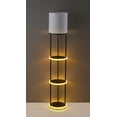 thumbnail image 5 of Simplee Adesso Keely 56.83" Pull Chain & Lotus App Color Changing 3-Shelf Floor Lamp, 5 of 20