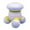 Yellow, variant on Bunblic Triangle Shaped Massager Mini Massager Handheld Shock Face Arms Legs Cordless Massage Equipment for Office Home Travel Adults Blue