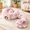 Pink Flower-Round, variant on Round Cat Tunnel for Indoor Cats, Pink Flower, Soft Plush Pet and Bed