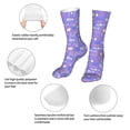 thumbnail image 3 of KLL Tennis 1 Print Womens Crew Socks Athletic Middle Tube Long Socks Novelty Socks Gifts For Men, 3 of 7
