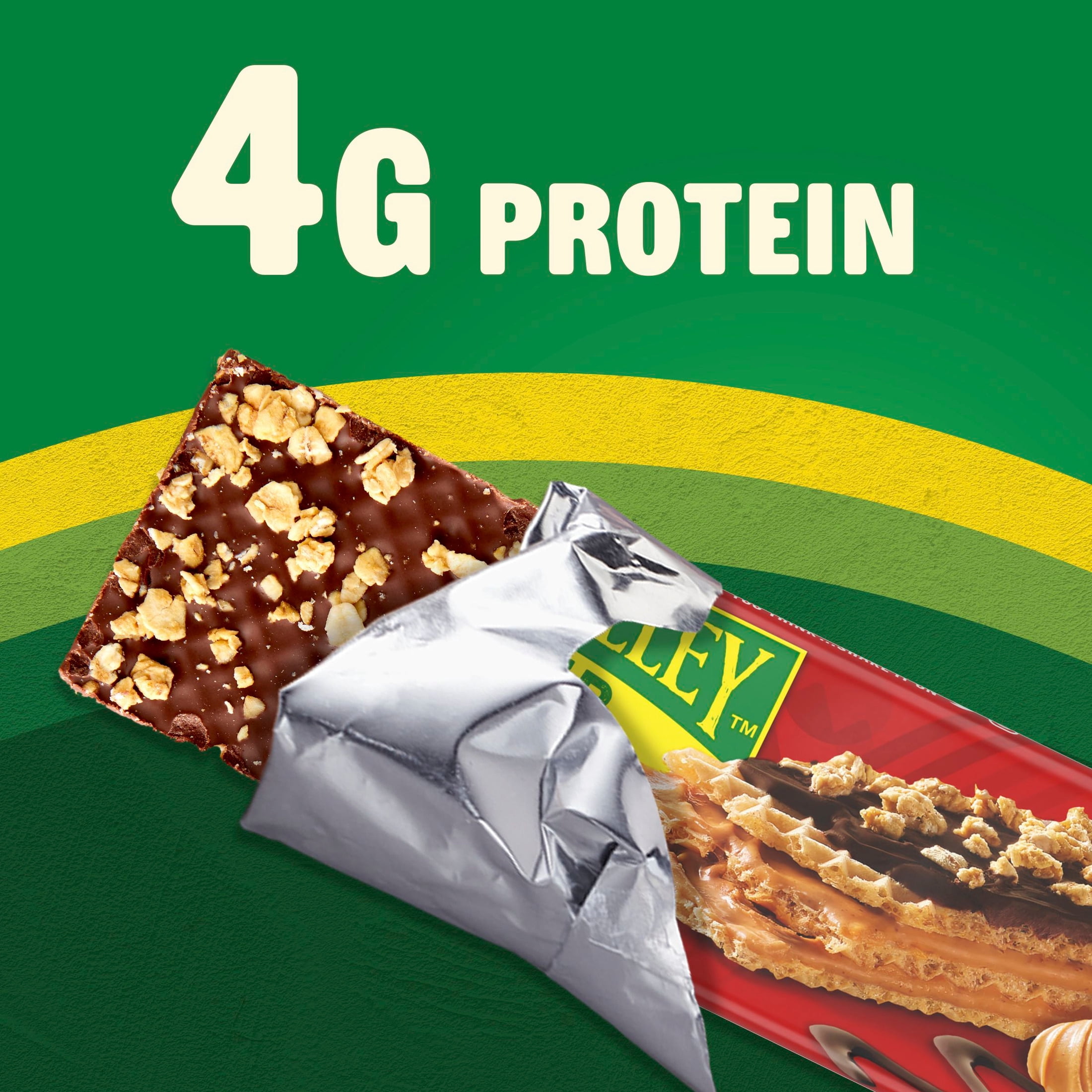(3 pack) Nature Valley Peanut Butter Chocolate Wafer Bar, Baked, 4g Protein, 5 Bars, 6.5 oz
