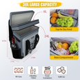 thumbnail image 3 of KANCOKIT Backpack Cooler, 40 Cans Leakproof Cooler Backpack with Padded Top Handle, Large Waterproof Insulated Camping Coolers for Beach Picnic Travel Fishing BBQ, Gray, 3 of 7