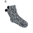 thumbnail image 3 of PULLIMORE Womens Fuzzy Cozy Slipper Socks Winter Warm Fluffy Plush Crew Sleeping Sock (Black), 3 of 8