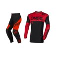 thumbnail image 1 of Oneal 2023 ELEMENT Racewear Offroad Jersey Pant Combo Black/Red (Large / 34), 1 of 7