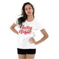 thumbnail image 4 of Classic Christmas Merry and Bright Womens Slim Fit Graphic Tee Brisco Brands S, 4 of 5