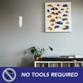 Picture Hangers, No damage wall Hangers, Picture Frame Hangers without nails, Sawtooth adhesive