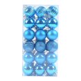 thumbnail image 1 of Christmas  Tree Ball Bauble Hanging Home Party Ornament Decor 4CM Light Blue, 1 of 2