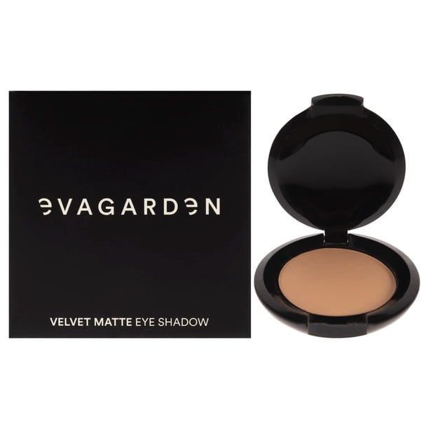 Sombra de ojos mate aterciopelada - 122 Dusty Coral de Evagarden para mujer - Sombra de ojos de 0,08 oz