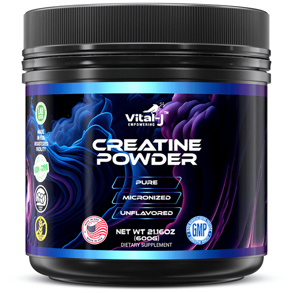 Pure Micronized Creatine Monohydrate 120 Servings 17.6 oz Keto