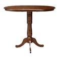 thumbnail image 5 of 36" Round Extension Dining table with 2 X-Back Barheight Stools - Set of 3 Pieces, 5 of 6