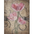 thumbnail image 2 of Grey, Jace 15x18 Gold Ornate Wood Framed with Double Matting Museum Art Print Titled - Floral Fence Mate 3, 2 of 4
