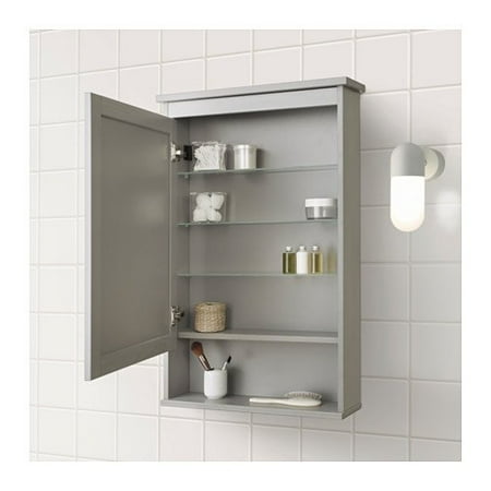 Ikea Mirror Cabinet With 1 Door Gray 24 3 4x6 4x38 5 8 Ikea Mirror Cabinet With 1 Door Gray