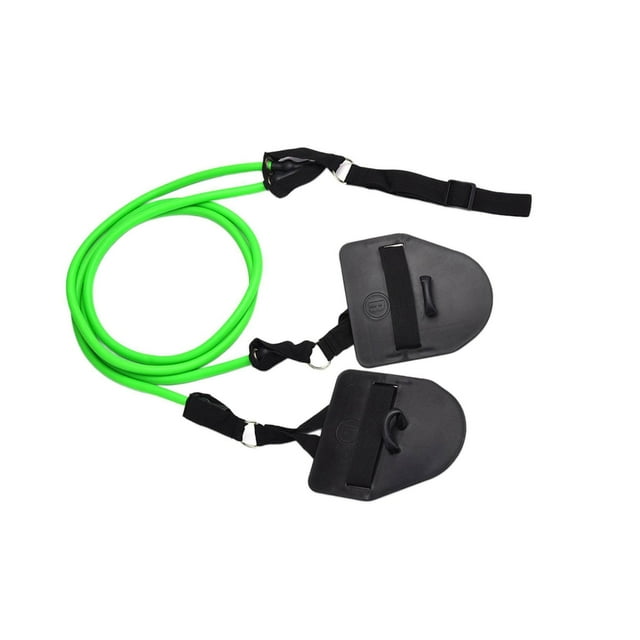 facefd Bandes de Résistance pour Entraîneur de Bras Natation Freestyle Barre d'Exercice à Domicile Vert 50lb