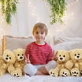 thumbnail image 4 of MaoGoLan 13'' Cute Footprints Teddy Bear Stuffed Animal Bear Plush Toy, 4 of 7
