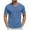 #Blue, variant on DPTALR George Men's Breathable V-Neck Tee Soft Lightweight Summer Essential,Black,Big and Tall Men XXL