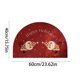 thumbnail image 2 of Decoraciones navideñas, adornos navideños, regalos navideños. Este elegante felpudo rojo con dibujos navideños es ideal para entradas. Es un felpudo antideslizante y duradero, ideal para uso doméstico, 2 of 5