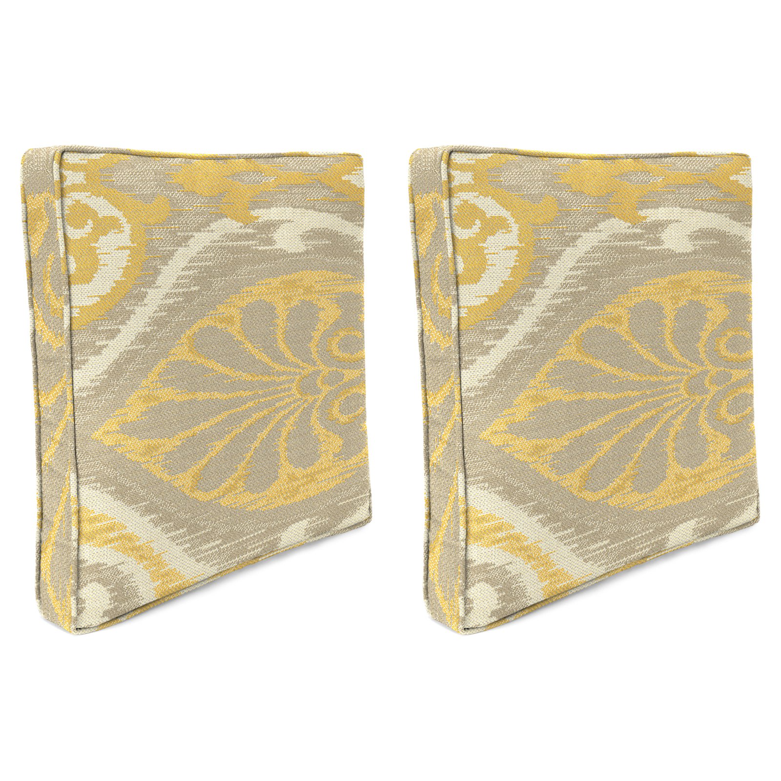 Jordan Manufacturing Sunbrella 20 x 20 in. Cushion - Aura Honey - Set