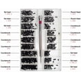 thumbnail image 2 of Kit de tornillos de reparación microdiminutos de 500 piezas, con destornillador, kit surtido de tornillos pequeños de acero inoxidable, 18 tamaños, para gafas, computadora portátil, joyería, 2 of 5