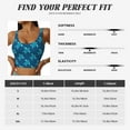 thumbnail image 5 of Goofa Cute Turtle Printed Sports Bras for Women, High Impact Running Bra Workout Crop Tank Tops Longline Sports Bra Push up-Large, 5 of 9