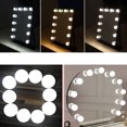 thumbnail image 2 of 1 Set Light Bulbs Lamp Kit for Vanity Makeup Mirror Brightness Adjustable Style Vanity Mirror LED Lights (3 Colors), 2 of 8