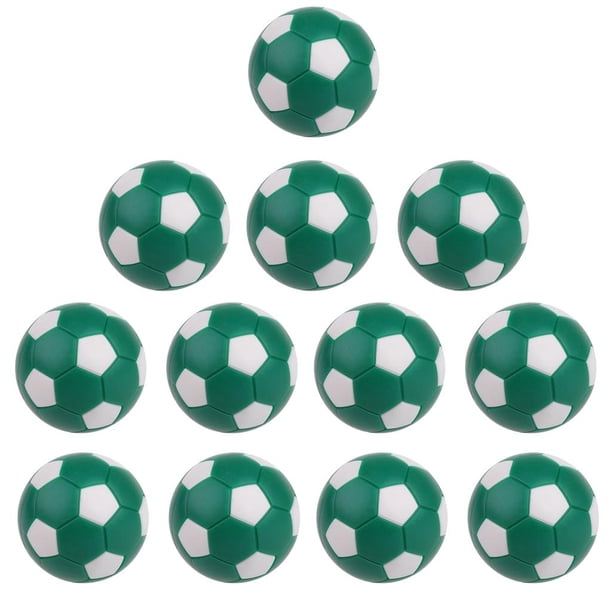 Paquete mini balones de fútbol de 36 mm, balones de repuesto para juegos de Verde shamjiam Balones de Futbol