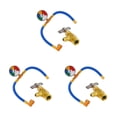 thumbnail image 4 of maskred for AC Charge Hose for Gauge, Car Kit R134A for Recharge Style A 3Set, 4 of 6