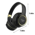 thumbnail image 3 of Hwkond Beats Headphones Wireless Bluetooth Headset Wireless Bluetooth Headset Folding Talking Gaming Headset on Clearance, 3 of 8