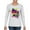 White, variant on Totally 80's Forever Vintage Womens Graphic Long Sleeve T-Shirt, Purple, Large